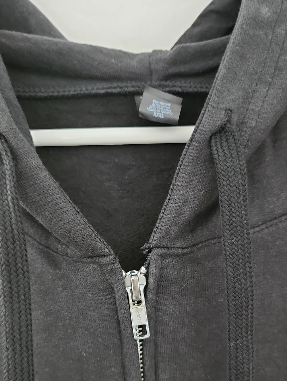 Black Severin Zip-Up Hoodie for Men